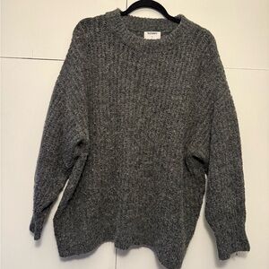 Old Navy Charcoal Knit Pullover